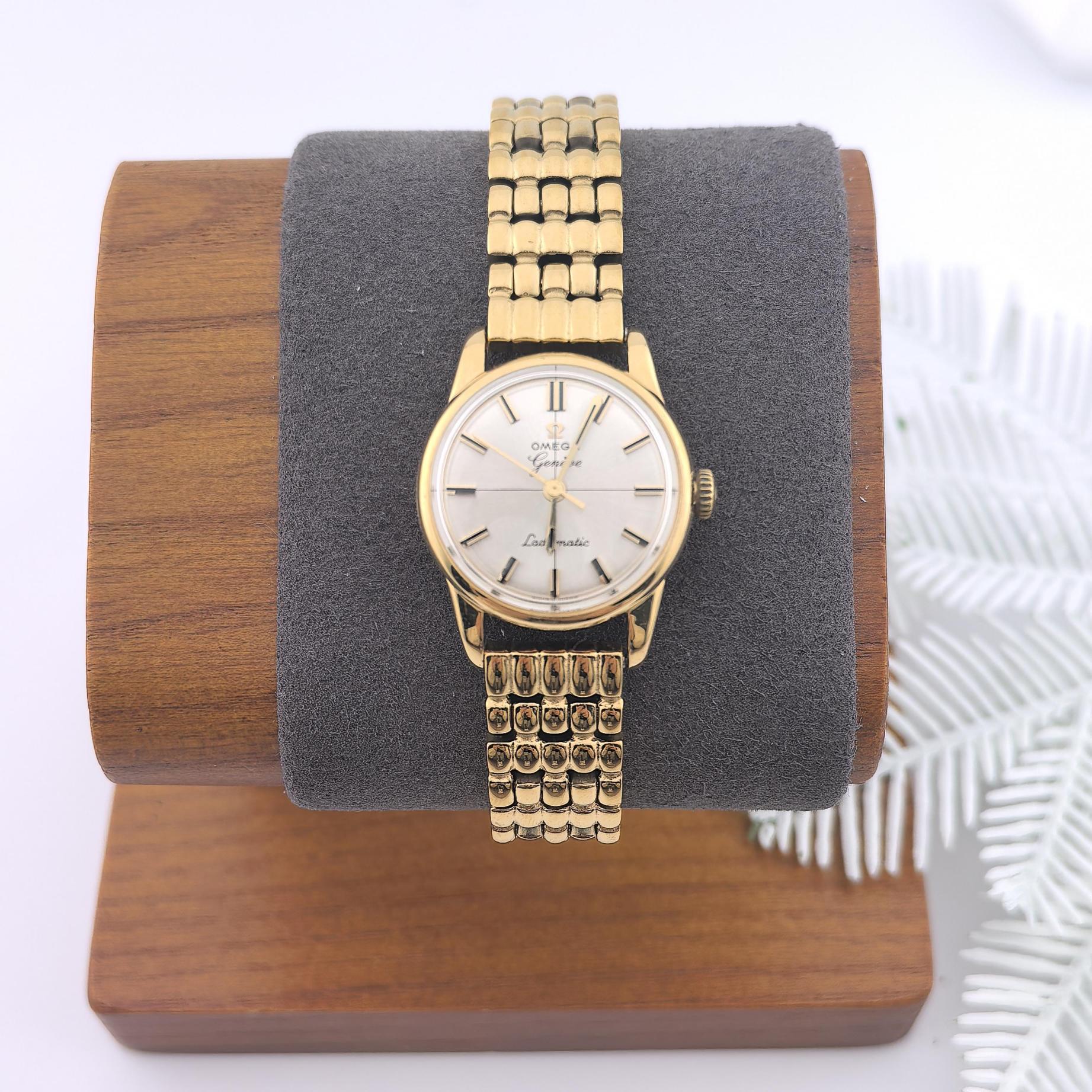 95新 Omega/欧米茄 中古欧米茄女表/自动机械/表经21mm/01761