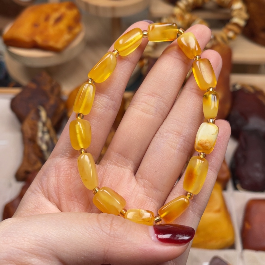 琥珀未镶嵌珠宝奇石