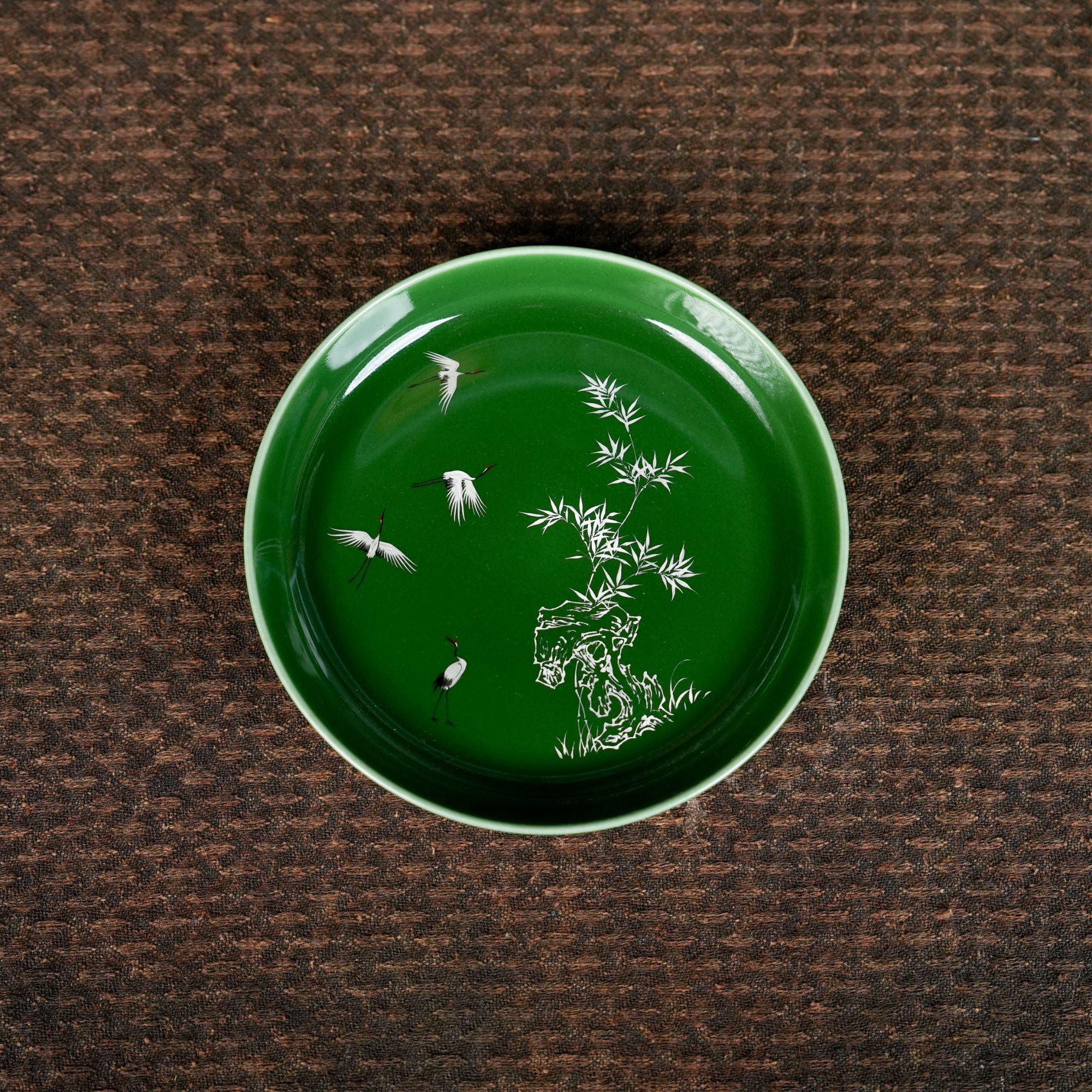 【夏老师的鹤】帝王绿竹子湖石壶承