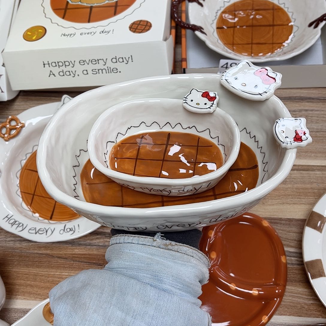 陶瓷2件套陶瓷餐具默认微微瑕