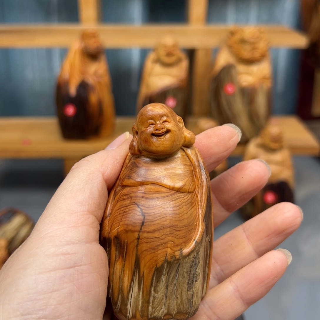 柏木崖柏木摆件手把件，46