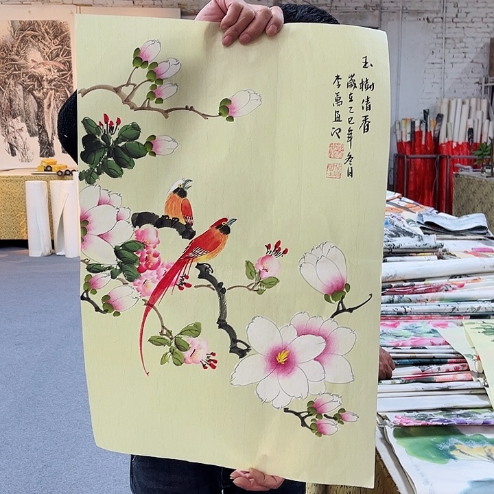 国画手绘国画真好看