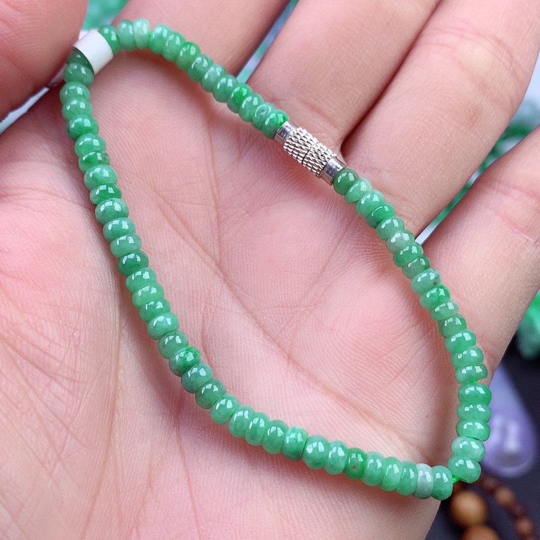 未镶嵌手链翡翠手串