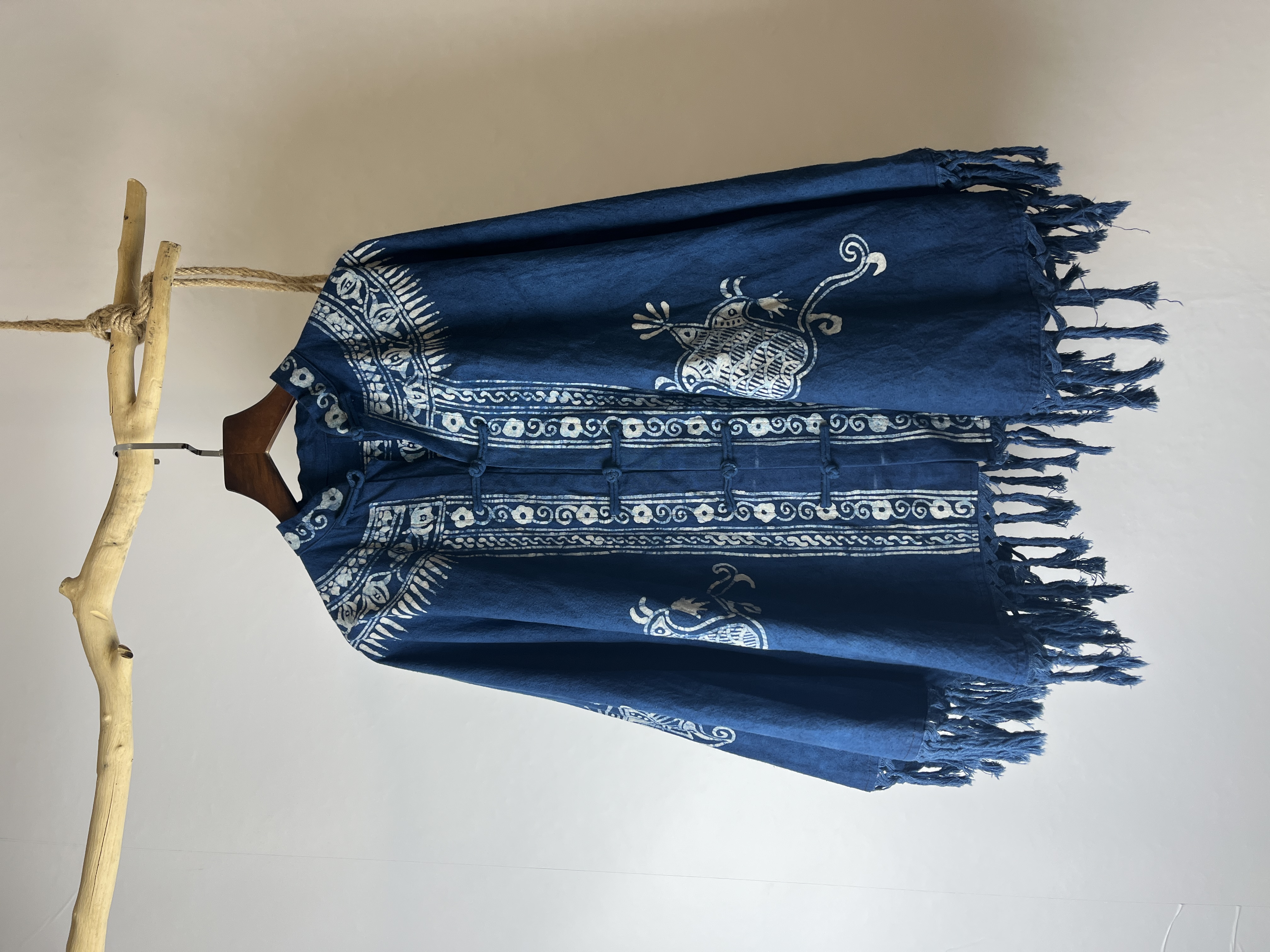 纯手工短款蜡染上衣外套彰显民族风特色印花民族风47