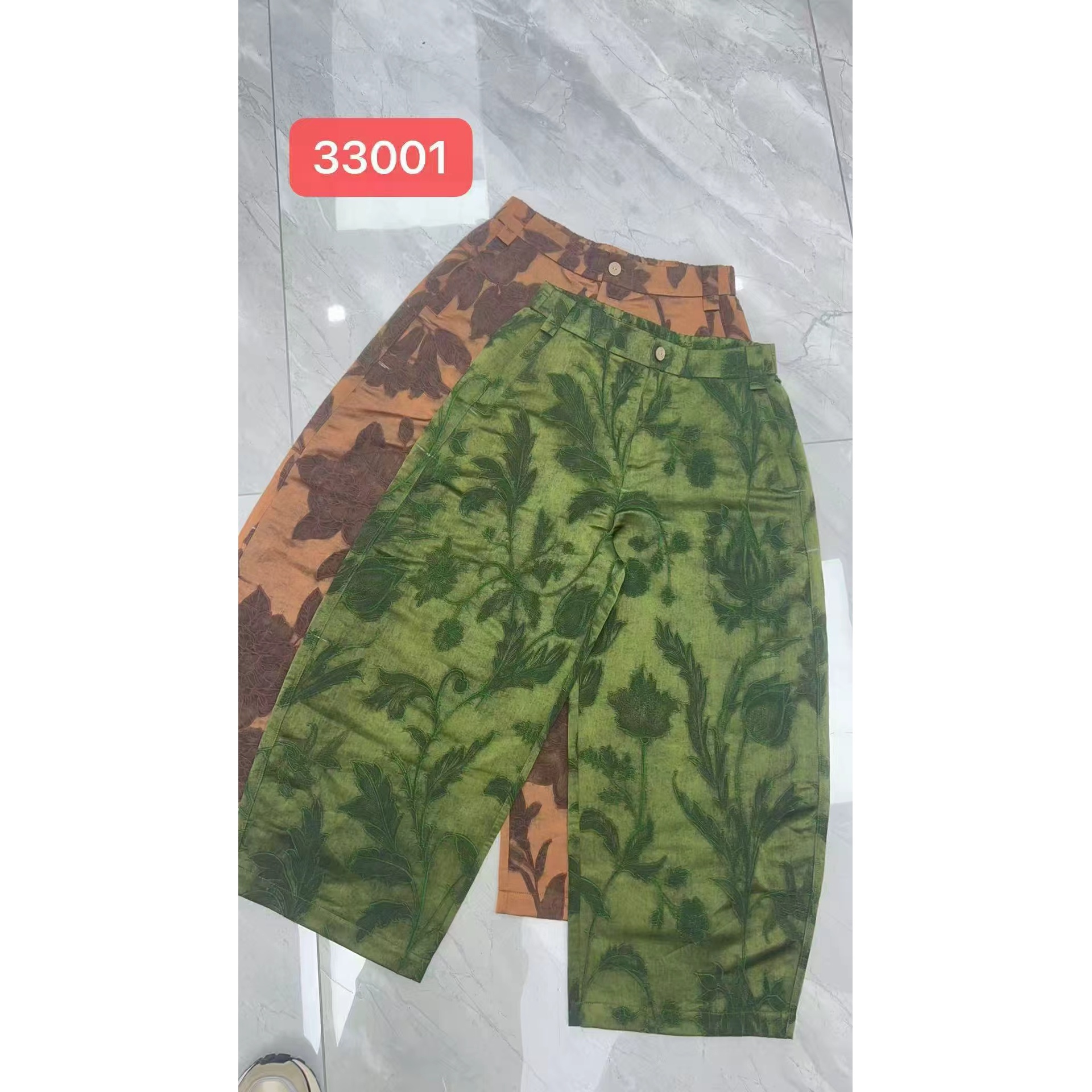 【南油玲姐】咖啡色新款休闲裤A33001