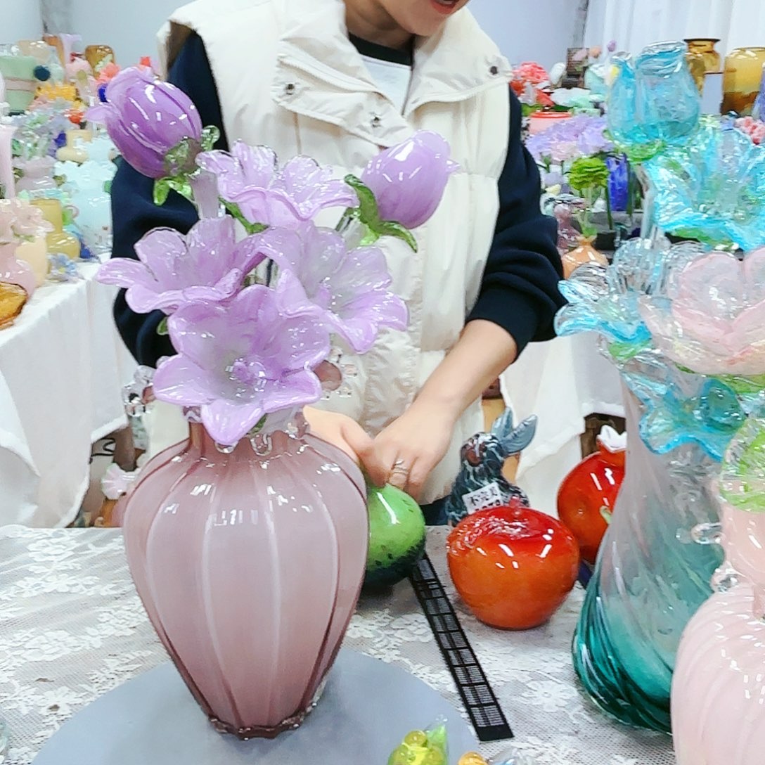 福利不退不换琉璃花瓶艺术品