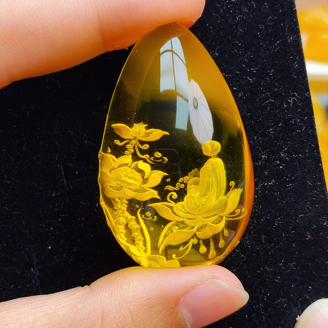 蜜蜡颈饰未镶嵌天然保真假一赔十36