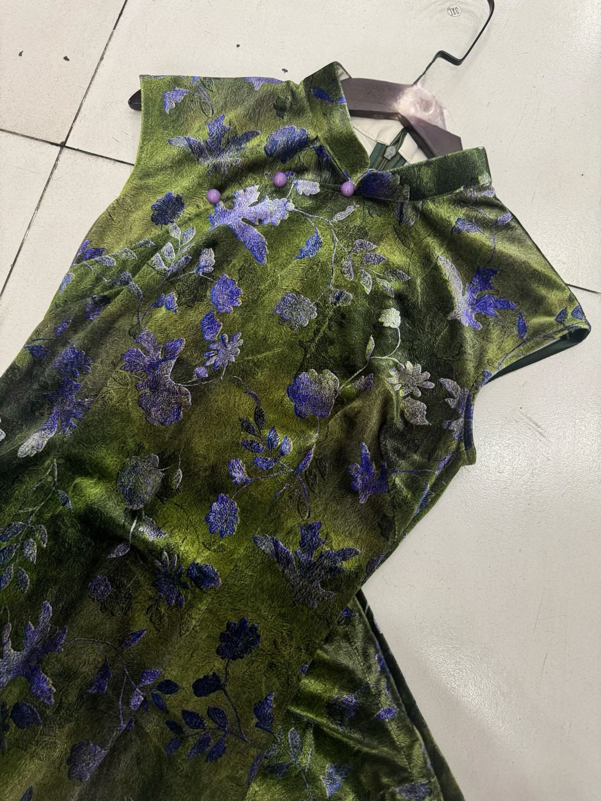 锦笙 | 结夏123cm改良新中式无袖拉链秋款气质日常弹性年轻旗袍