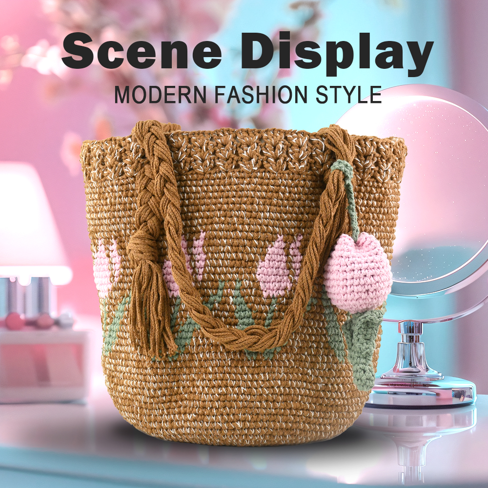 香雪茹香雪茹郁金香空心棉大桶包时尚休闲百搭夏季ins网红ins