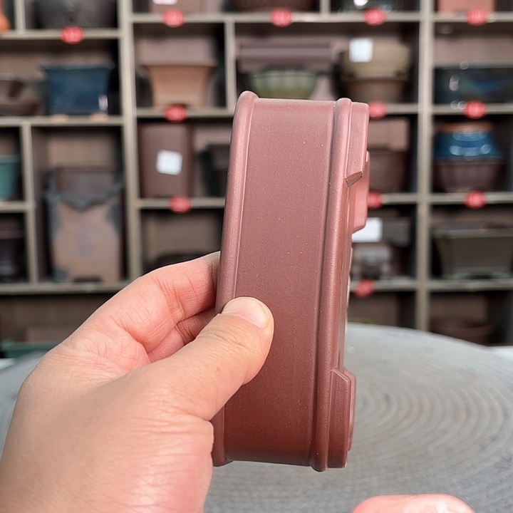 紫砂花盆与***事紫砂的颜色很漂亮