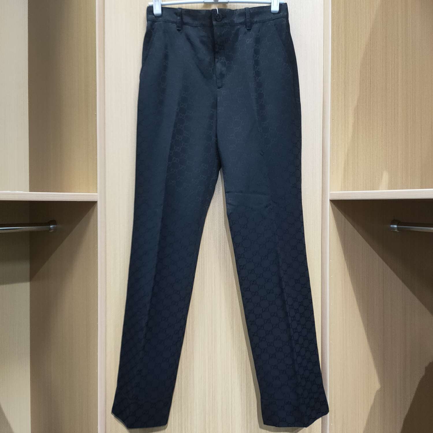 99新 GUCCI/古驰 14古驰满印长裤 I1907尺码：38