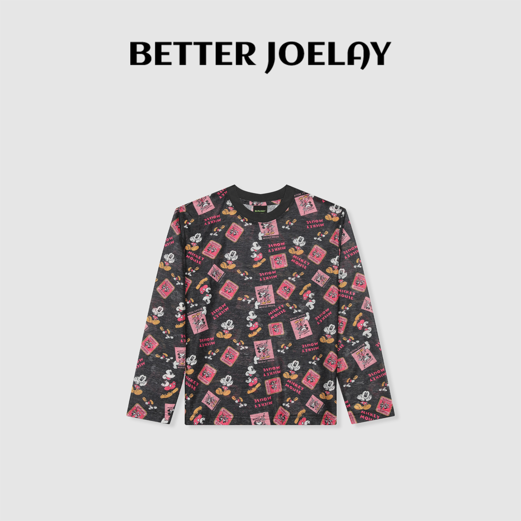 BETTERJOELAY-【星河遐想】时尚宽松长袖T恤休闲百搭慵懒ZZ3752