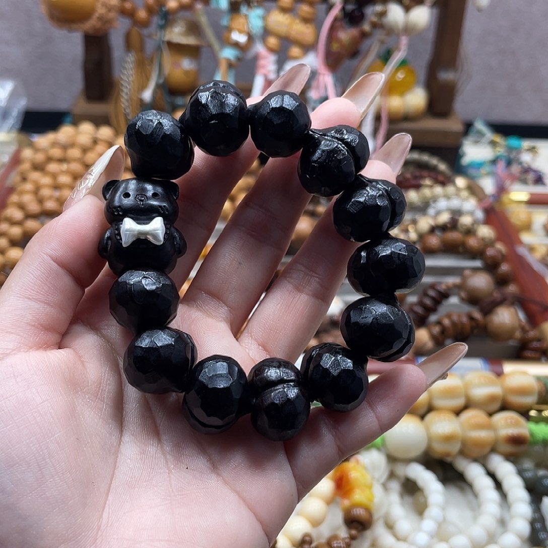 猴头核桃吊坠一套w木爱心diy一体