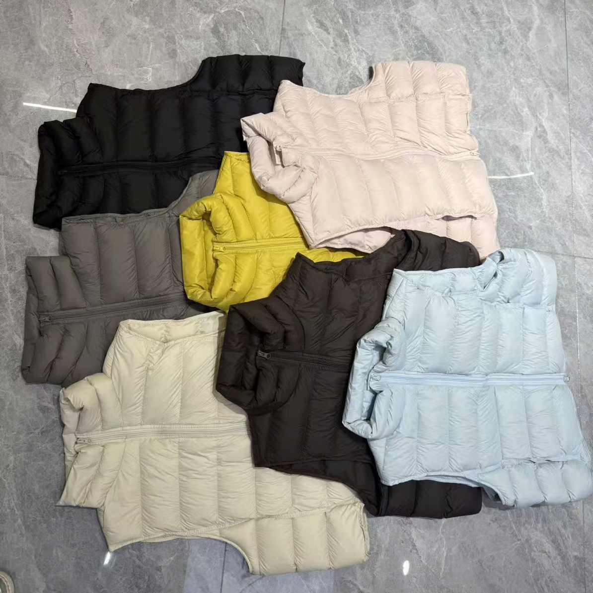 【李明】爆款排骨马甲绒子含量90绒