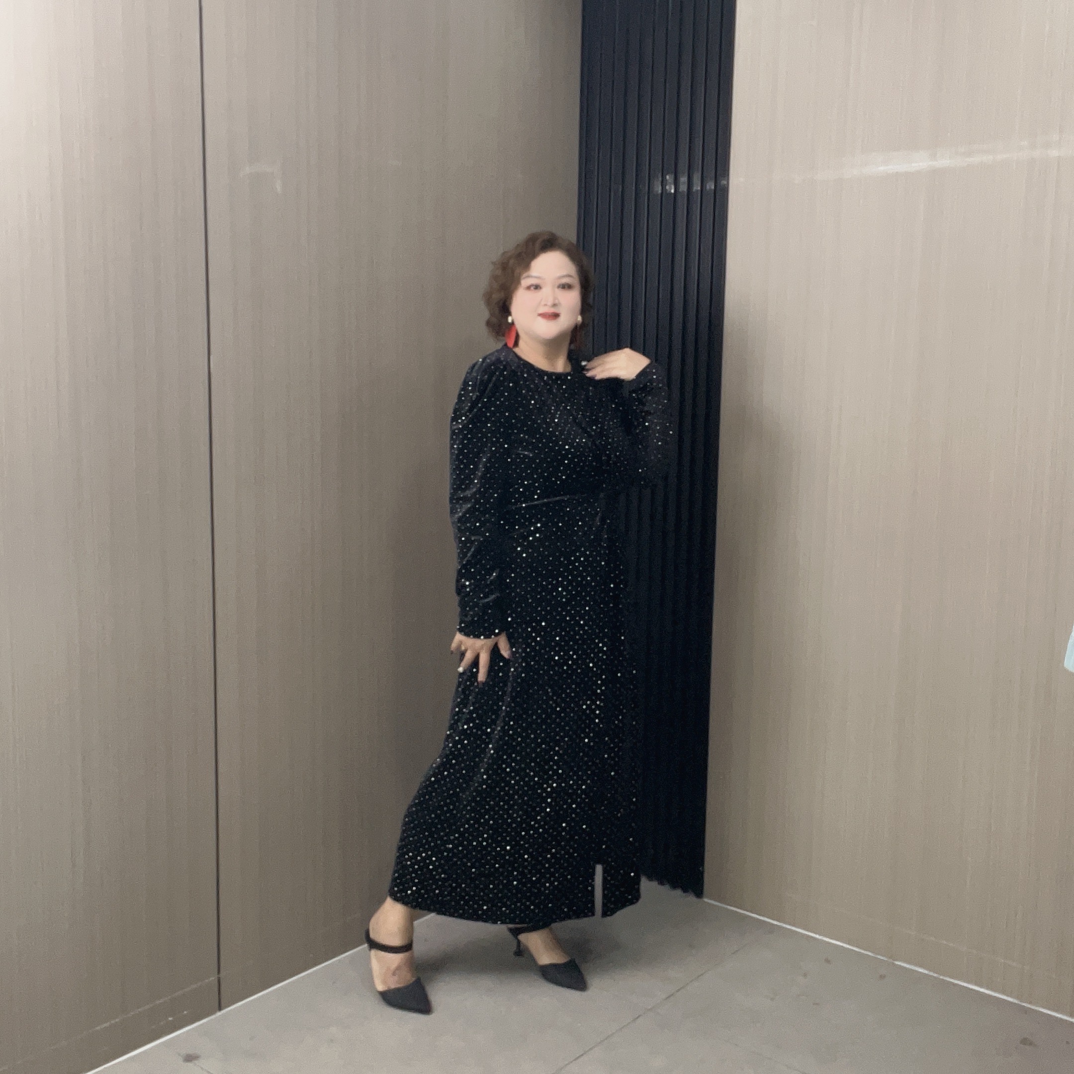 最新【乔姐0124】长裙秋季常规高腰拖尾裙子连衣裙夏季中长款