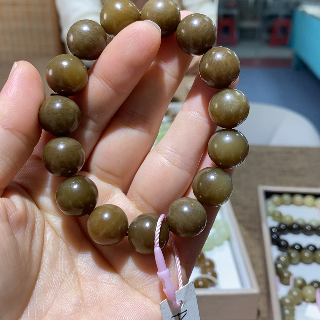 和田玉未镶嵌手链214