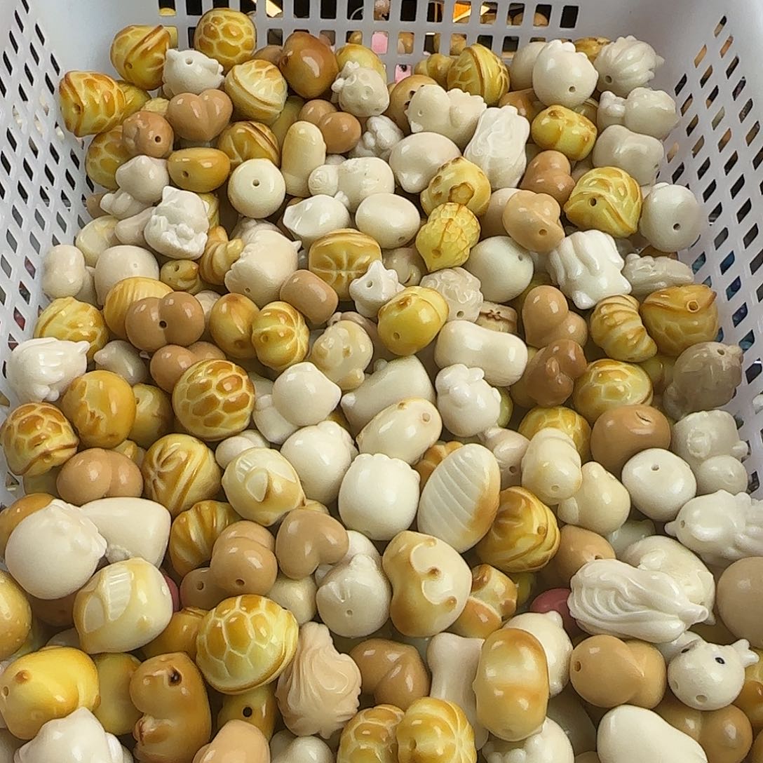 菩提根/象牙果手串微瑕牙果5颗（图片款备注）