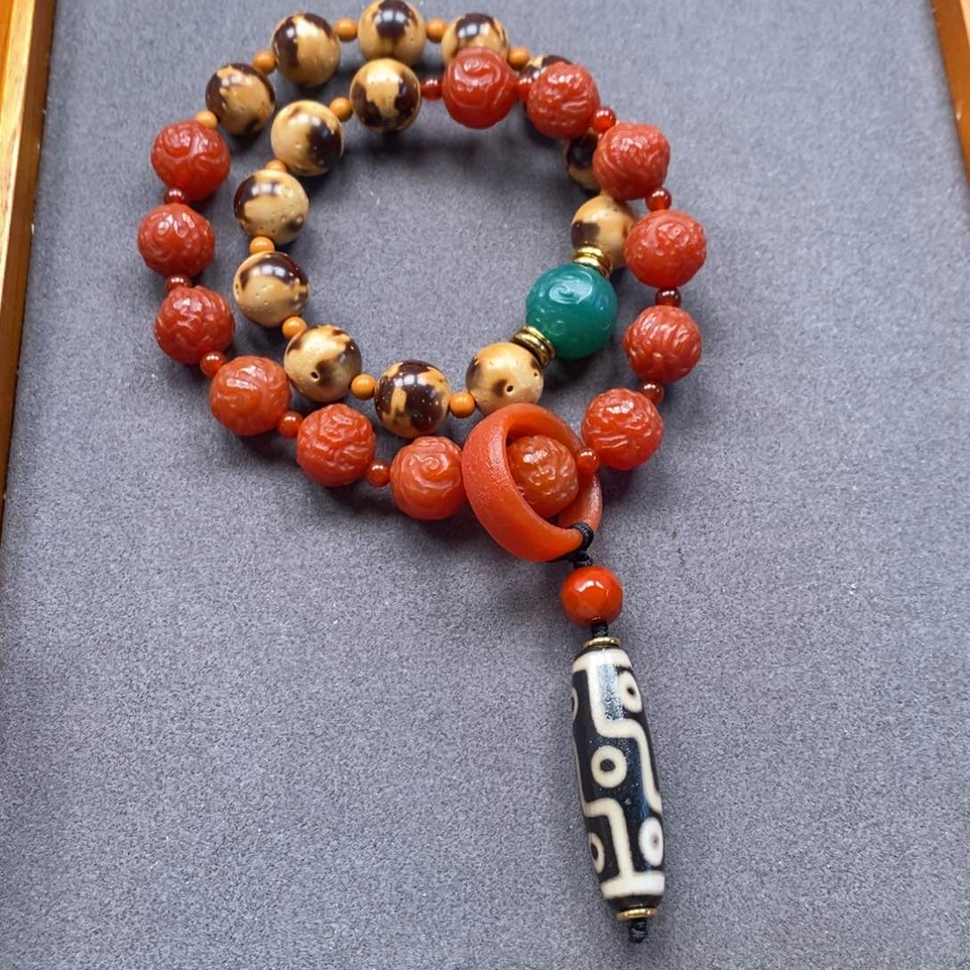 菩提把件未镶嵌紫金鼠