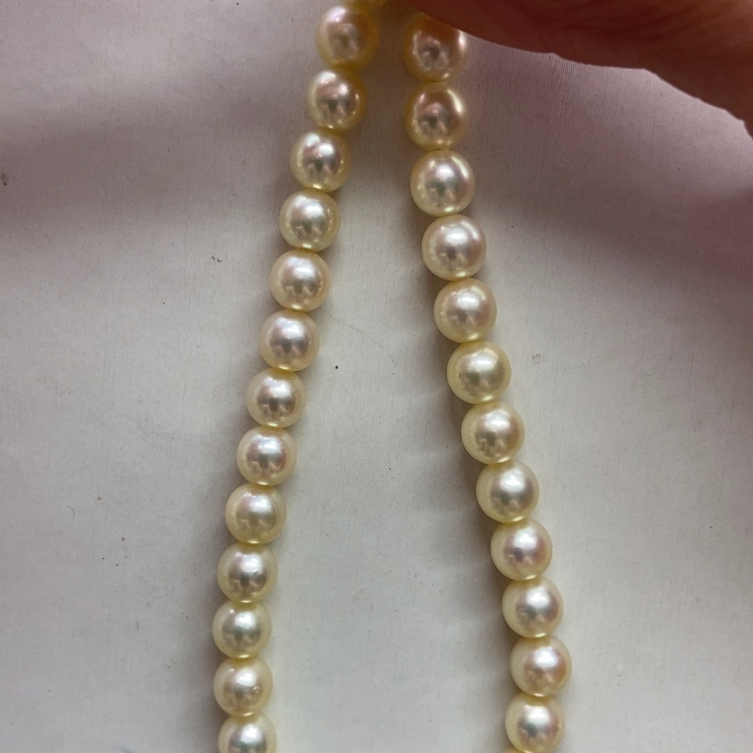 海水珍珠项链银S925镶嵌