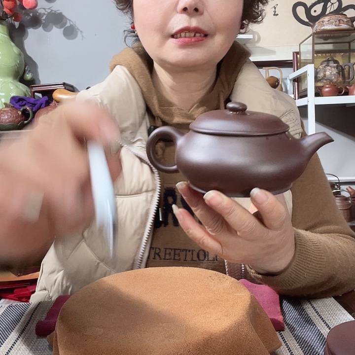 紫泥茶壶蜡***天原矿紫砂壶