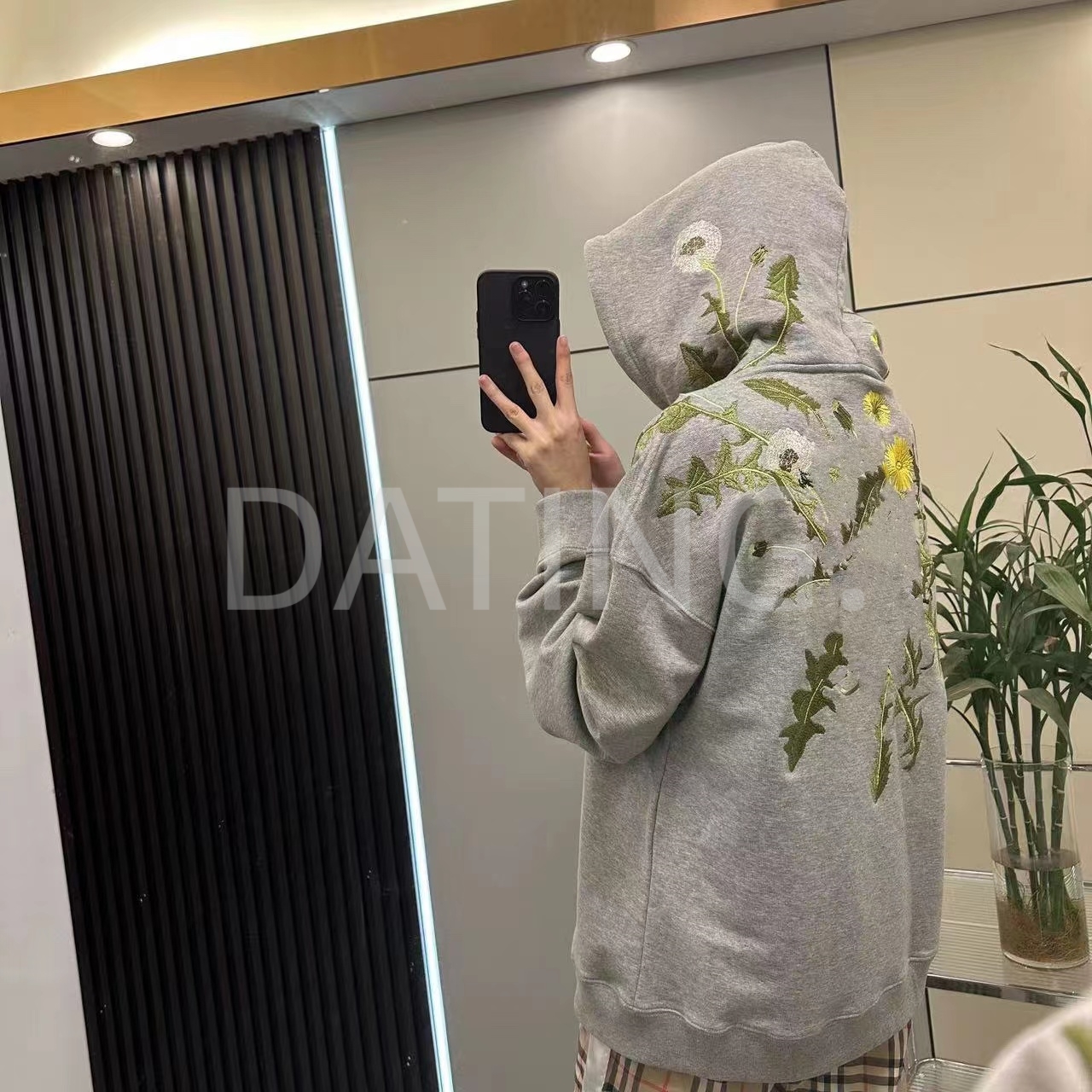 Millonthe【绿野仙踪】前后满刺绣男女同款毛圈灰色卫衣420gFANFAN