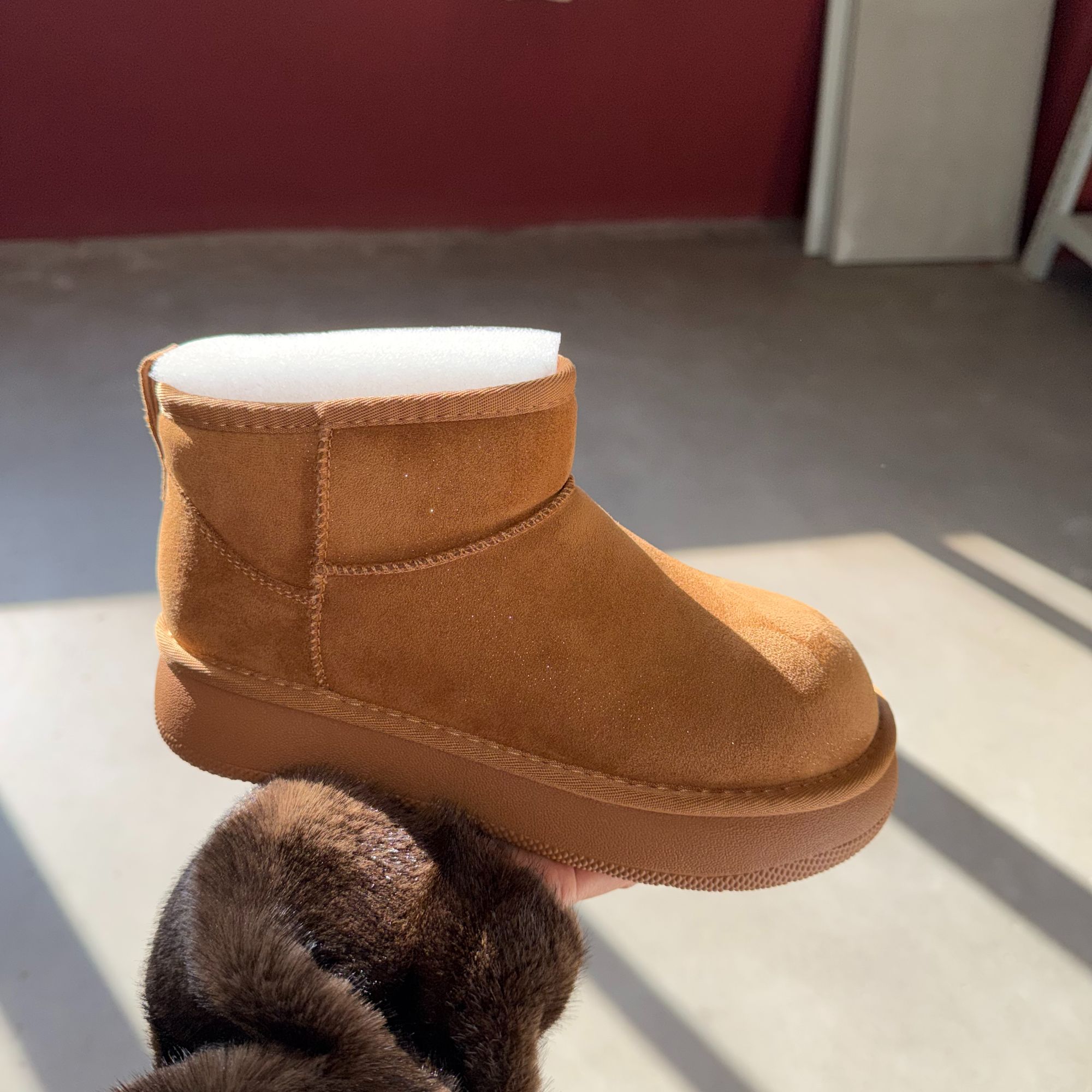 冬季满天星一脚蹬棉鞋保暖秋冬时尚雪地靴保暖女鞋25S-40