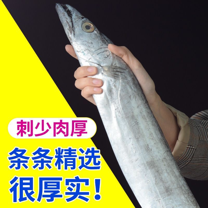 【超大号】新鲜东海油带鱼肉质细嫩满口油香