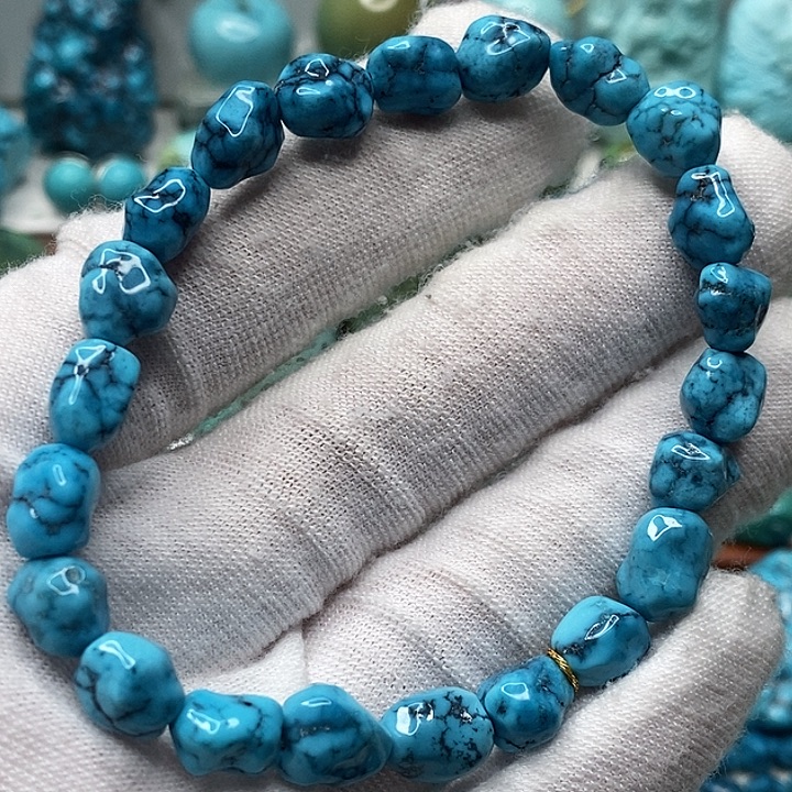 绿松石未镶嵌天然原矿 地大质检