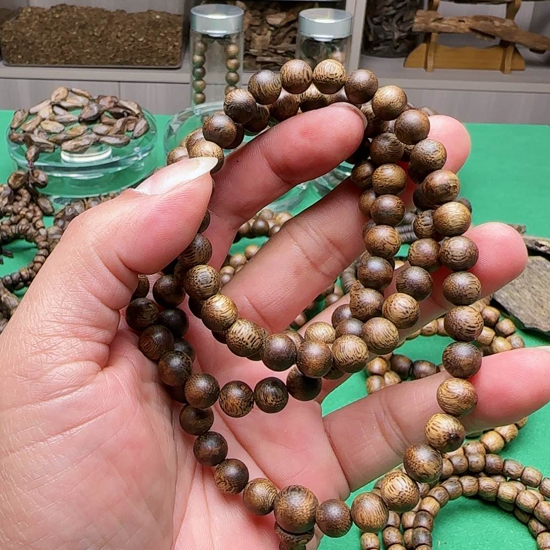 沉香手串海南白棋