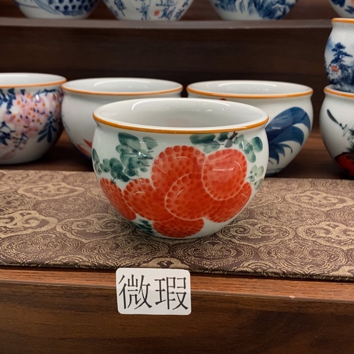 釉下老陶泥手工绘制