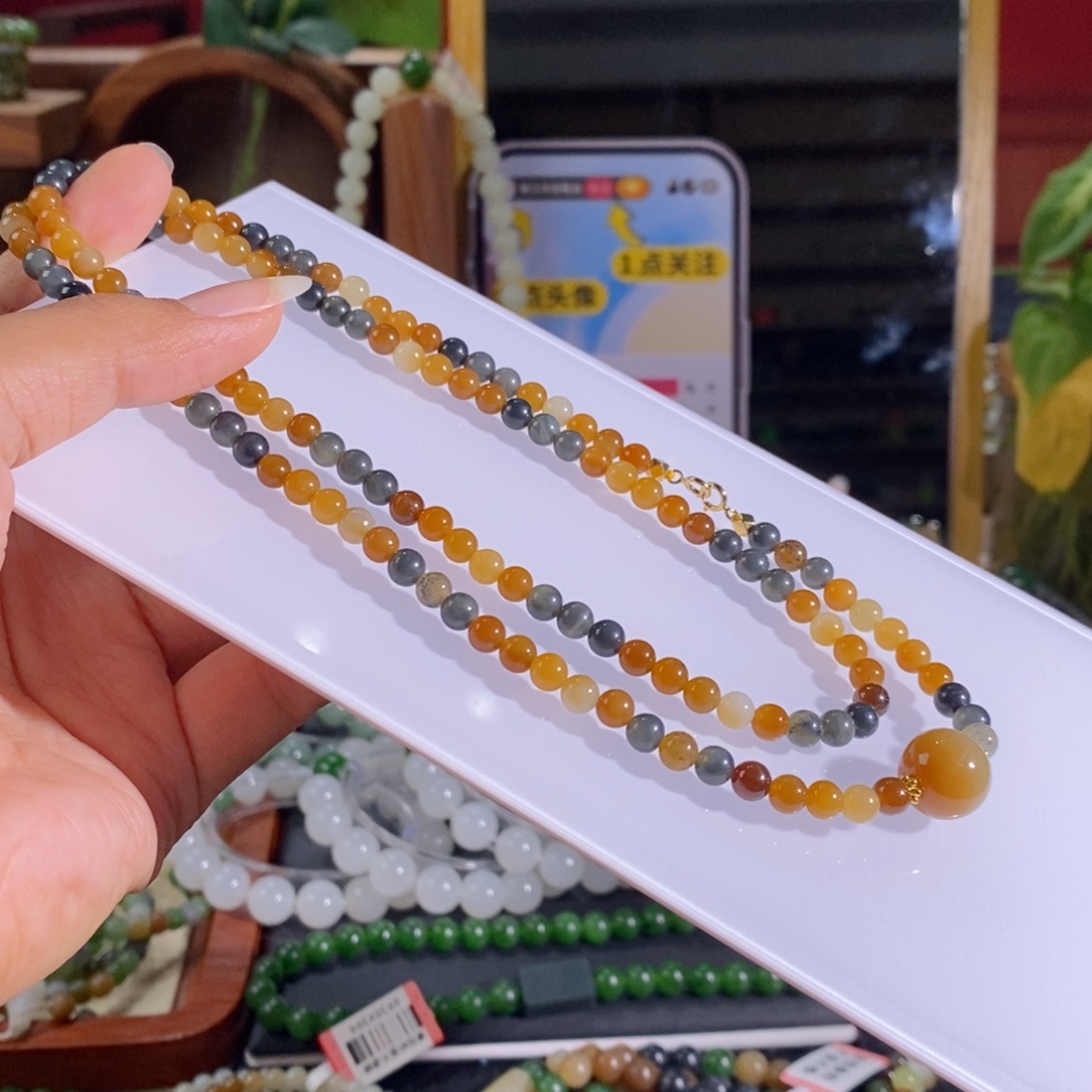 和田玉未镶嵌手链