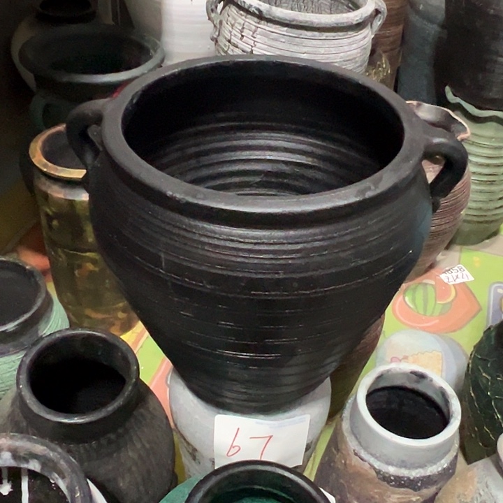 黑色双耳高20口20默认打孔