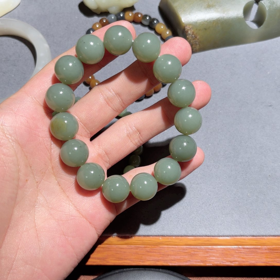 和田玉手链未镶嵌