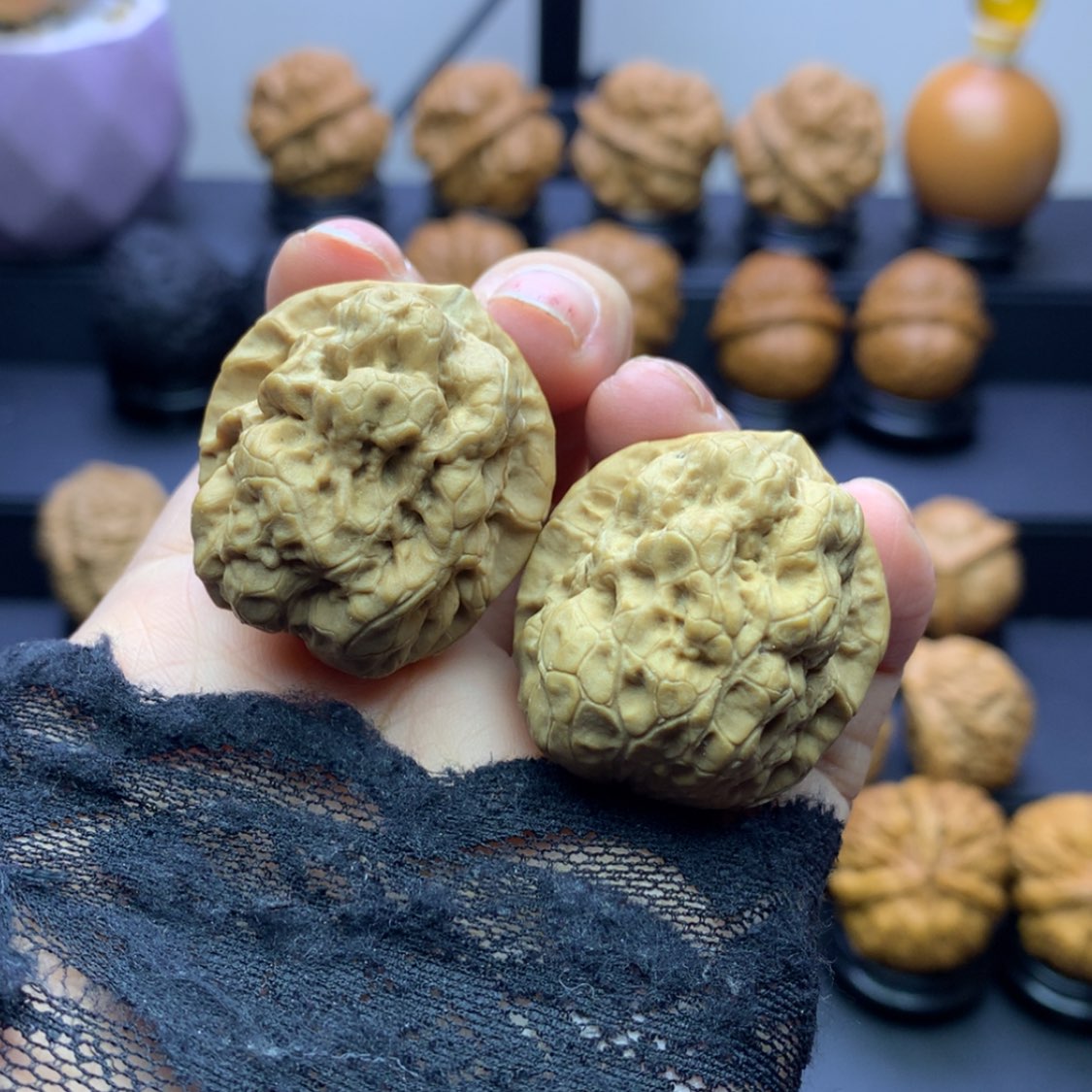 【闪购商品】文玩核桃吊坠鸡肉蟾