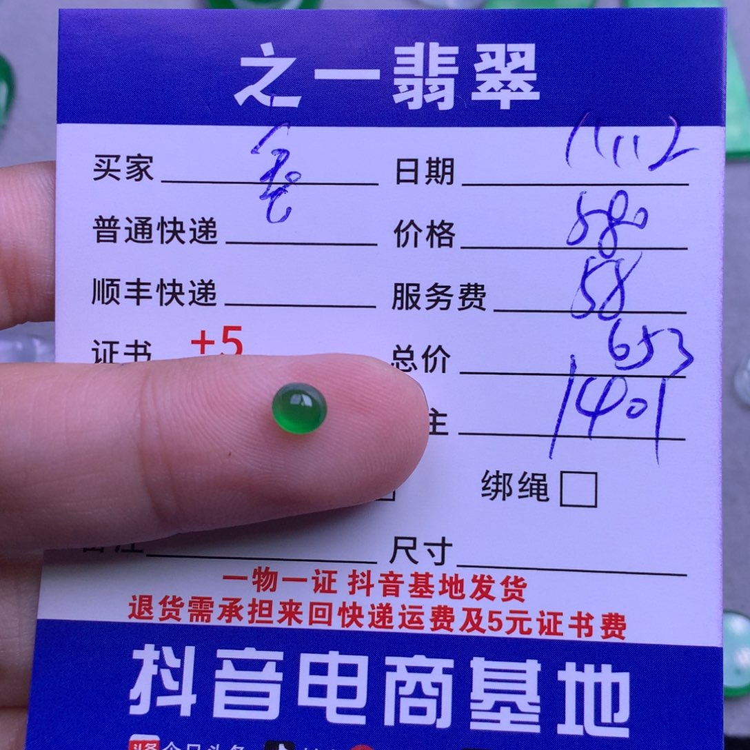 颈饰未镶嵌翡翠宝****姨
