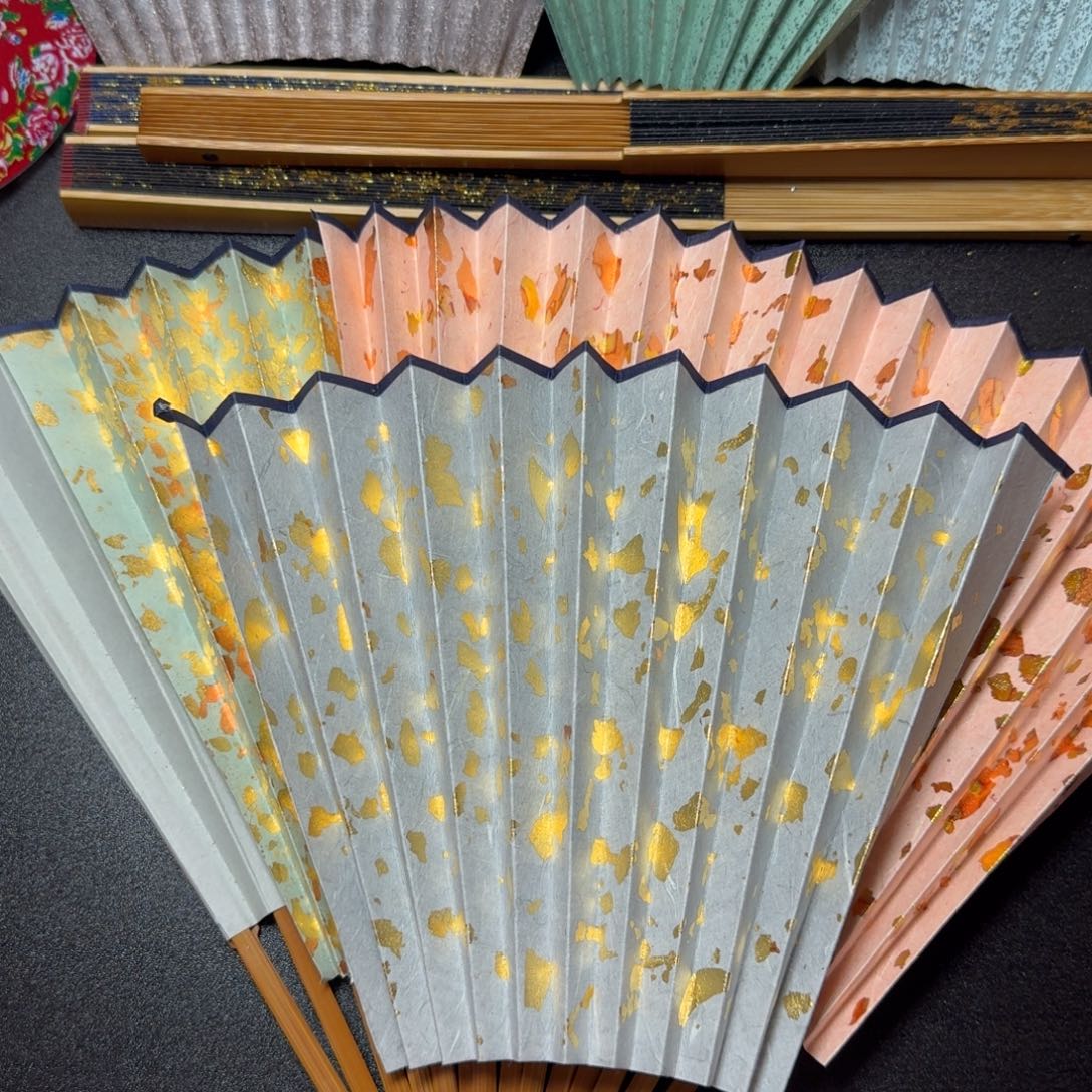 N***⑤扇子清水云龙铲子 灰色洒金