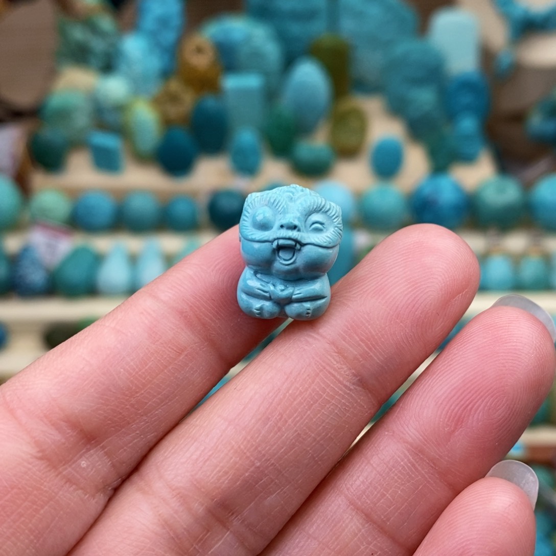 绿松石珠宝奇石未镶嵌