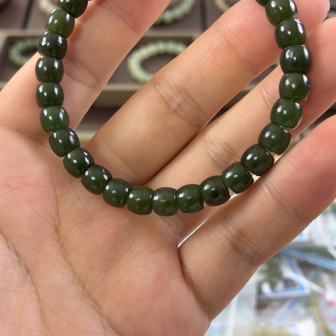 未镶嵌手链和田玉微瑕不退不换151