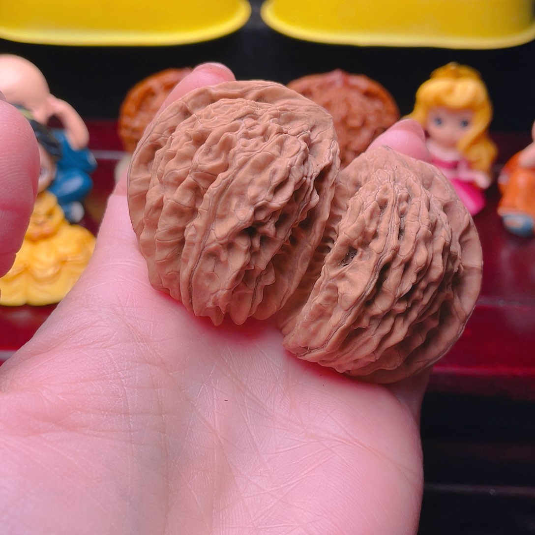 文玩核桃吊坠合体67四座楼半壁全品