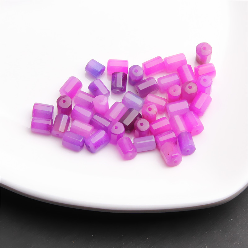 冰料幻彩6*8八面珠桶珠散珠 K1161