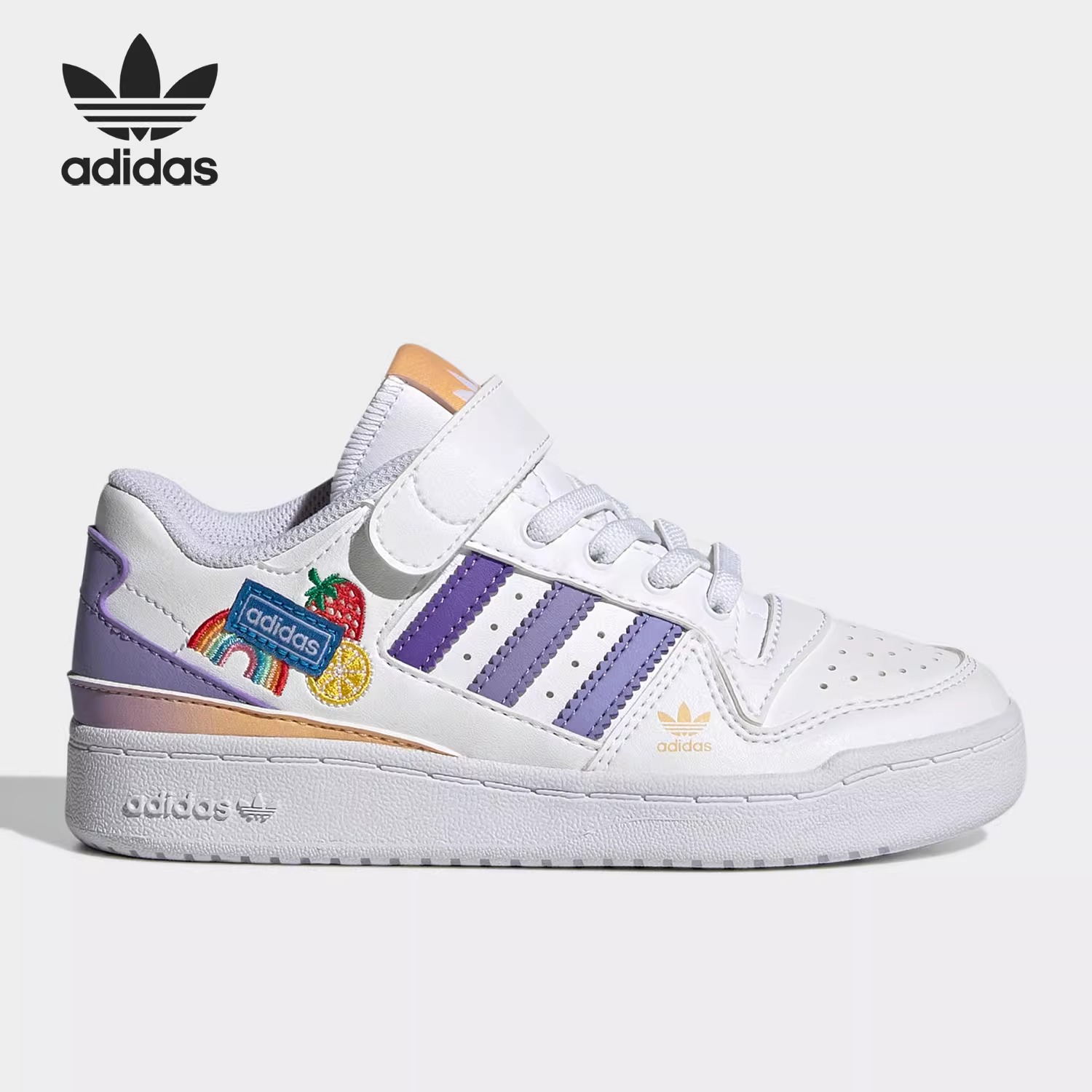 （微瑕慎拍）Adidas/阿迪达斯三叶草FORUM LOW EL复古运动板GY8210