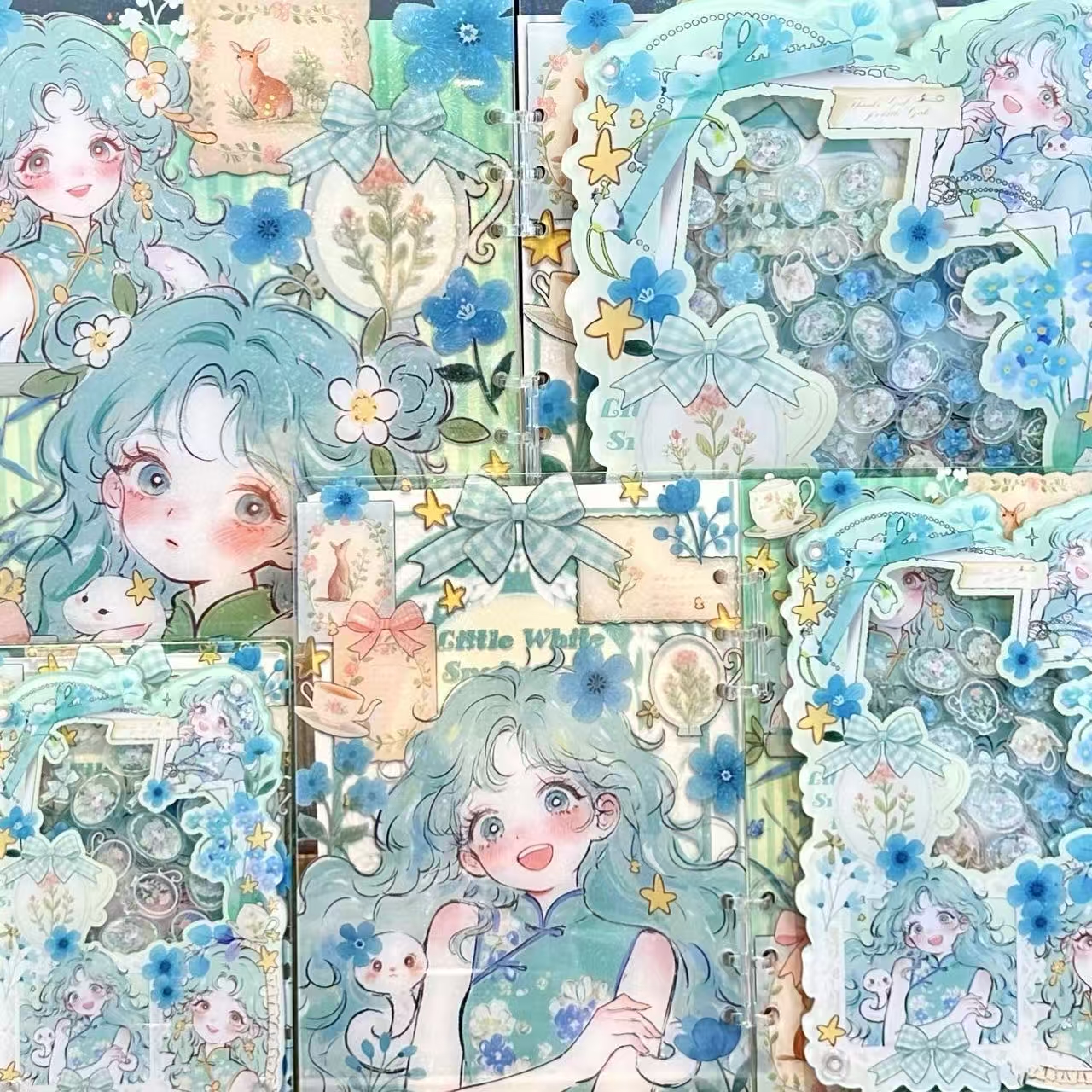 【生肖蛇】高定摇摇本套餐活页本手工DIY收纳盒亚克力