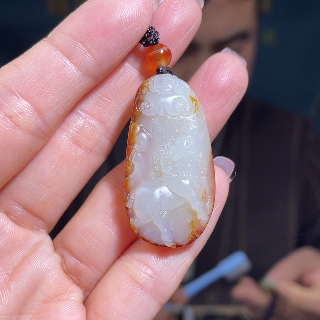 和田玉颈饰未镶嵌