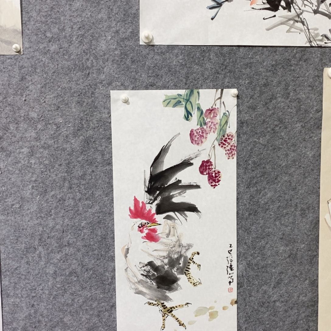 国画张强国画花鸟作品