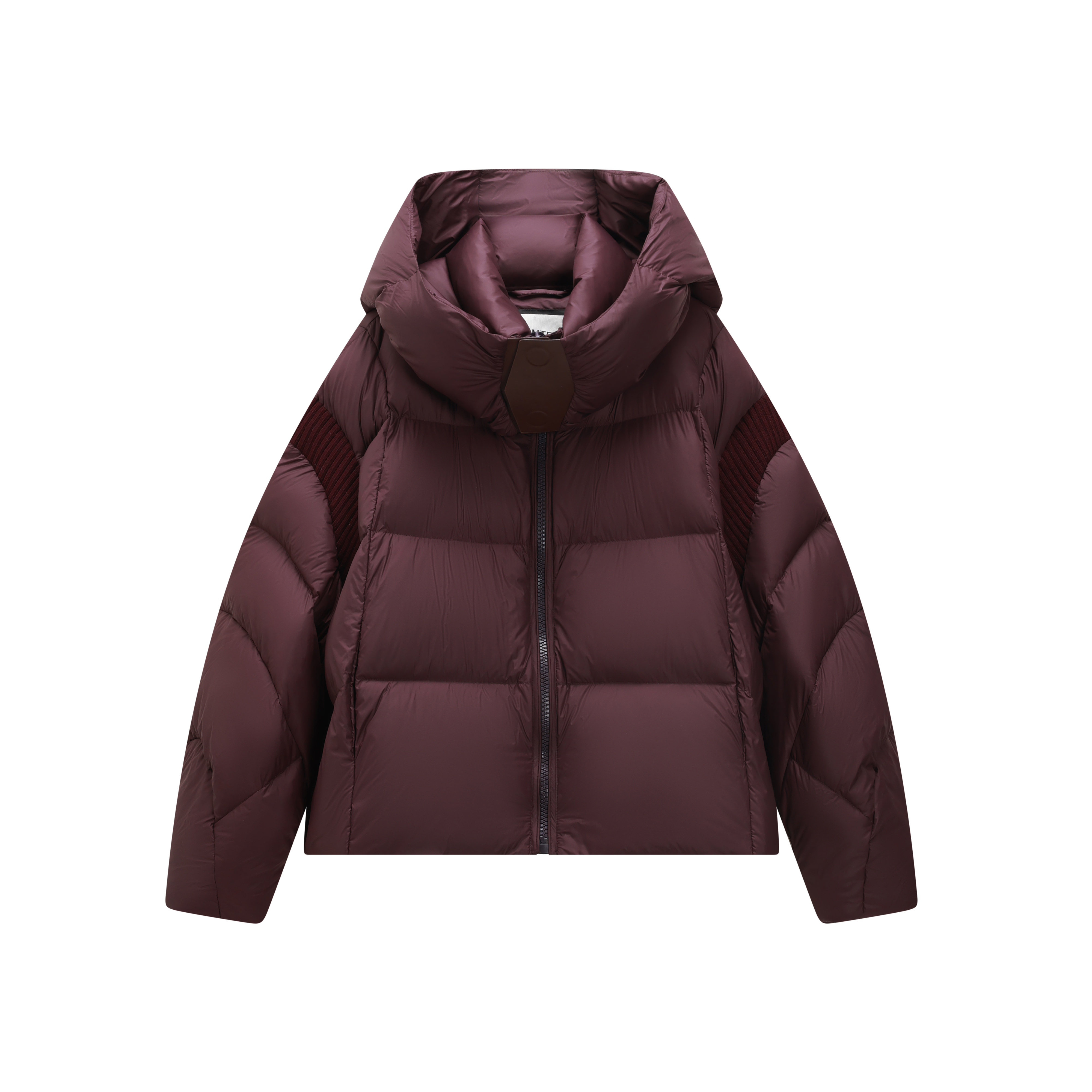 【90鹅绒夹心饼干连帽短鹅绒服】90鹅绒服泡芙连帽上衣外套LD233