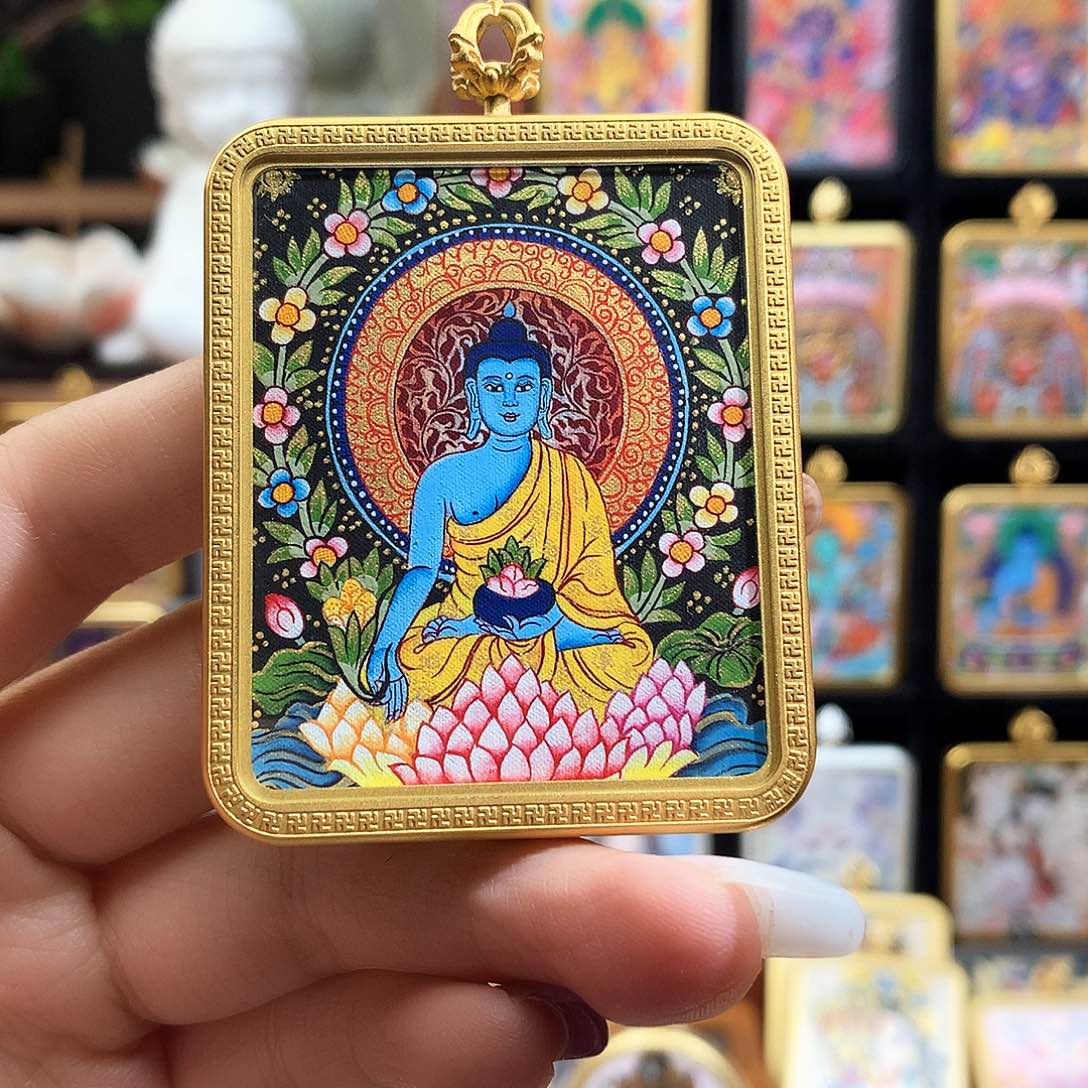 吊坠般若唐卡非遗传承