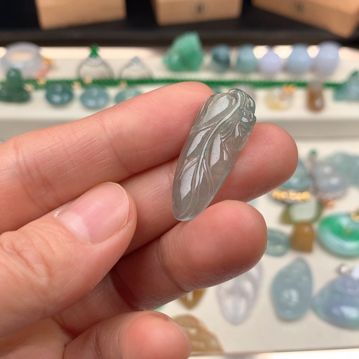 果***果翡翠未镶嵌挂件翡翠