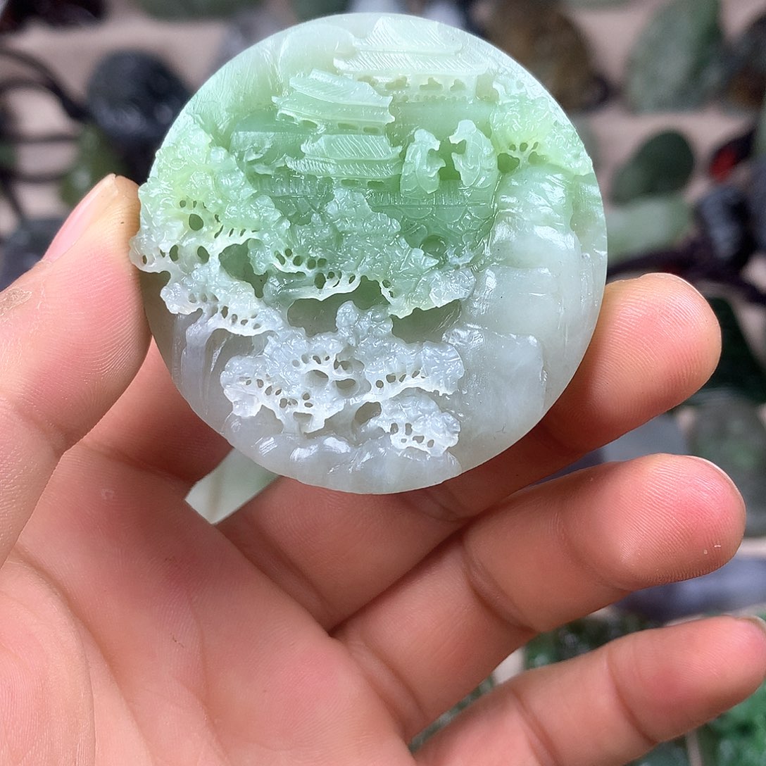 颈饰未镶嵌和田玉