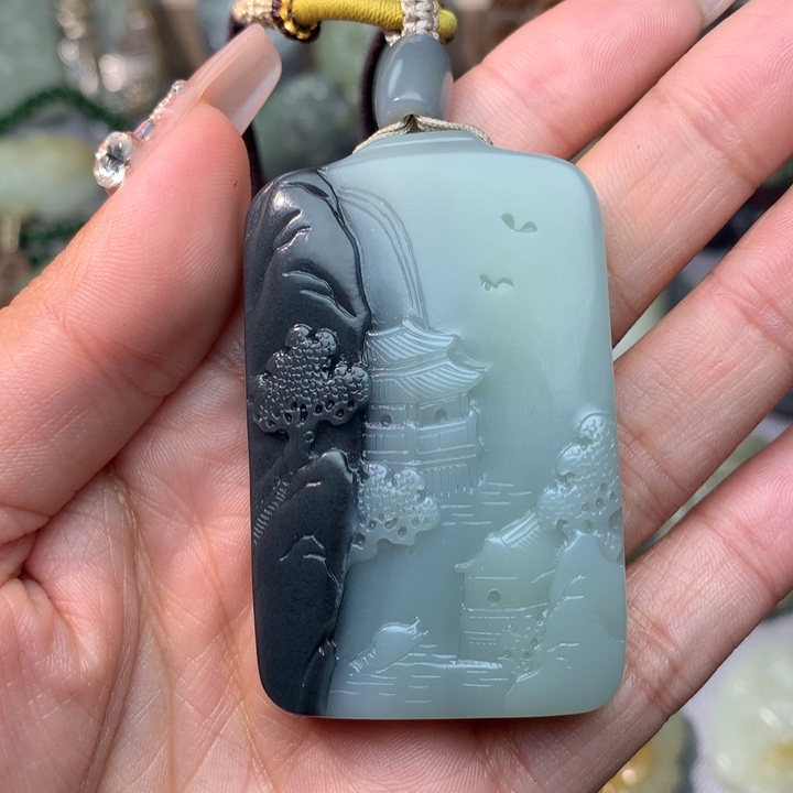 和田玉挂件未镶嵌用****7