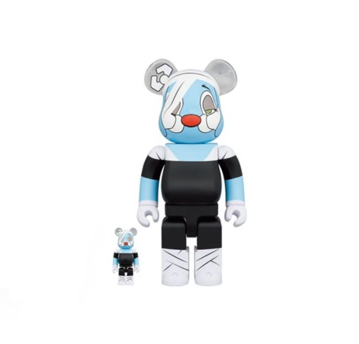BE@RBRICK Aruta Soup 蓝黑色400%＋100% 潮流公仔